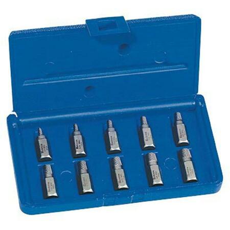 IRWIN 10-Pieces Multi Spline Screw Extractor Set1/8-13/32 HA53226